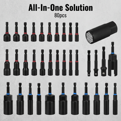 Magnetic Impact Nut Driver Set